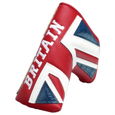 British Flag Golf Blade Putter Headcover With Magnet Closure