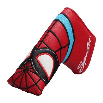 Hot Sale Spider Man Golf Blade Putter Headcover With Magnet Closure