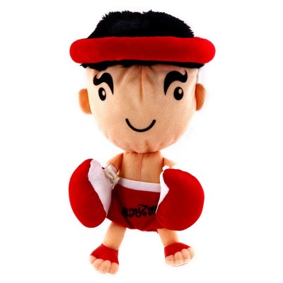 Cartoon Animal Character Headcover Red Muay Thai Kid Golf Fairway Woods Headcovers