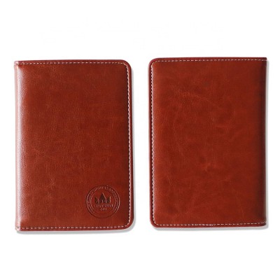 High Quality PU Leather Golf Scorecard Holder Yardage Book Holder